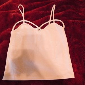 Pink Forever 21 Cropped Tank